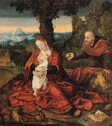 Barend van Orley Rest on the Flight into Egypt oil painting artist